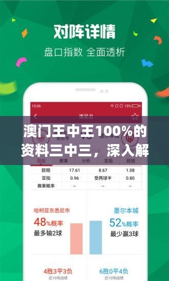 三中三澳門，探索神秘之地，揭示獨特魅力，探索神秘魅力，澳門三中三之旅揭秘獨特風(fēng)采