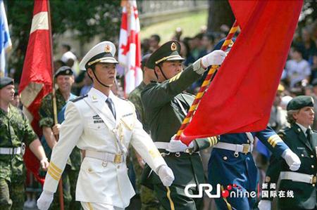 中國儀仗隊參加俄羅斯閱兵，展現(xiàn)軍威與友誼的壯麗畫卷，中俄友誼見證，中國儀仗隊參加俄羅斯閱兵，壯麗畫卷展現(xiàn)軍威與深情友誼