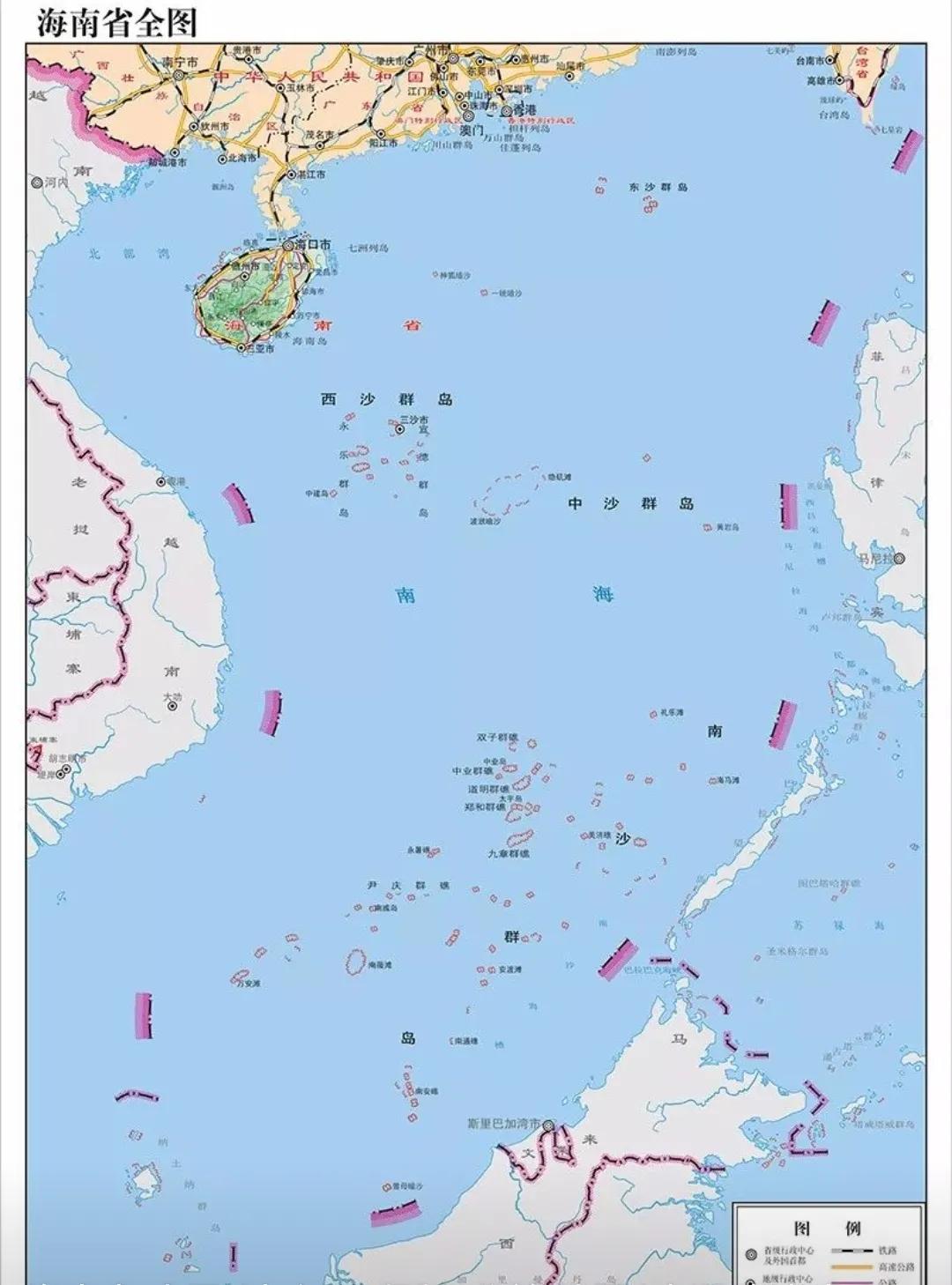 南海地圖高清版大圖，探索神秘的海洋疆域，南海高清地圖大圖，探索神秘海洋疆域之旅